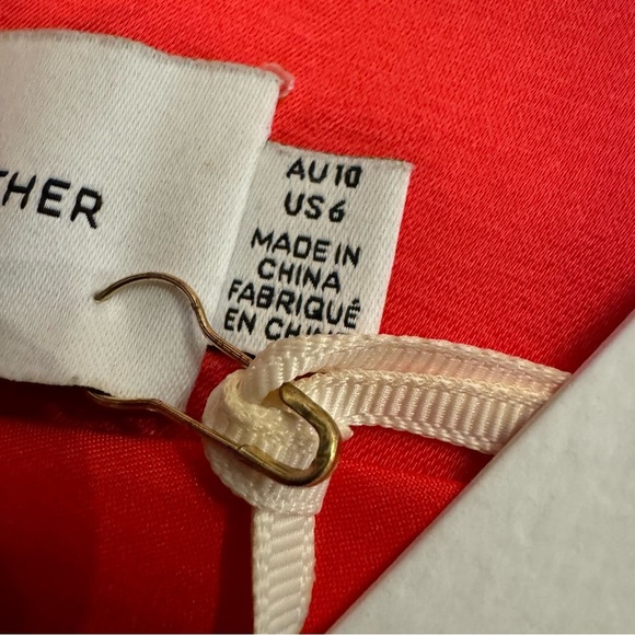 NWT SIGNIFICANT OTHER Anne Cape Cut Outs Satin Mini Dress Fuchsia 6 - Picture 10 of 15